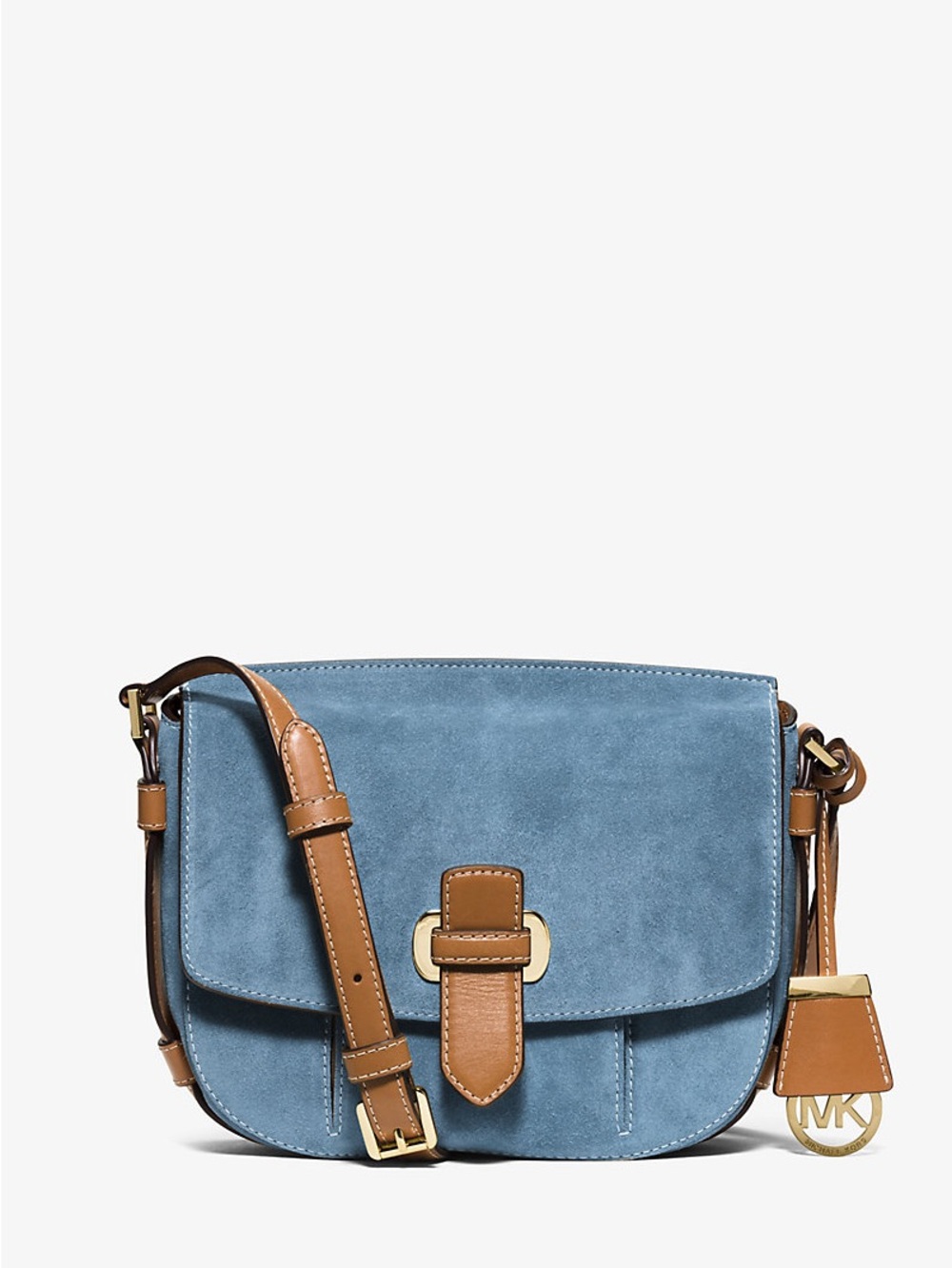 NWT MICHAEL KORS Romy Medium Suede Crossbody